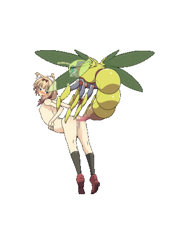 pixel-game-porn:Cute lolicon hentai neko slut getting raped by wasp and filled up