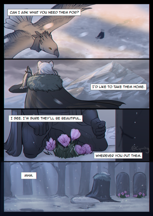 A short comic about Silverash (and Myrrh) I did for Silverash’s birthday! I’m a bit late