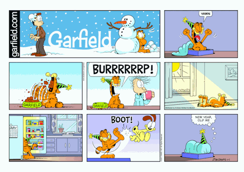 garfielddailyunoffical:January 1st 2017