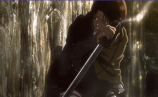 itsraviolibitch:  And in other news   Captain Levi doesn’t know how to properly hold shit 