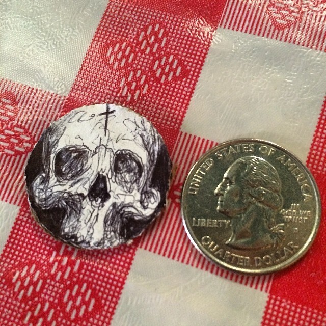 matthewhasting:  Had to take a better picture… Mini POG skull thing at the pizza
