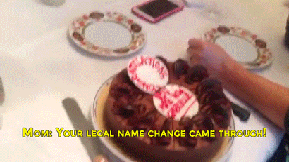 sizvideos:  Mom surprises her Trans Daughter with Legal Name Change (Video) 
