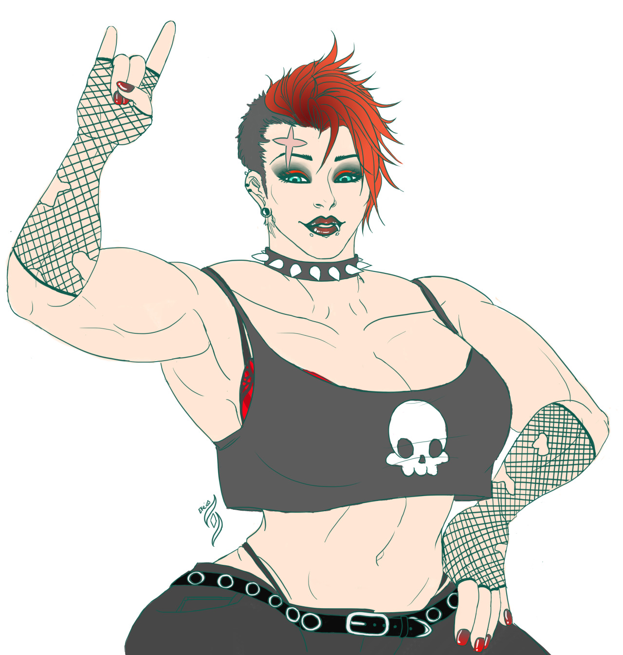 ekeios:Ok but what if Industrial Zarya… but as a basic slutty mall goth instead