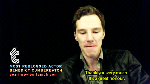 stephenstrvnge:  Benedict’s message for the fans. [x] 