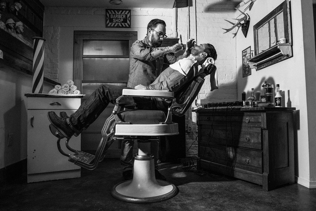 thankgodandreaisdead:  My friend is opening up a new barber shop called High Point