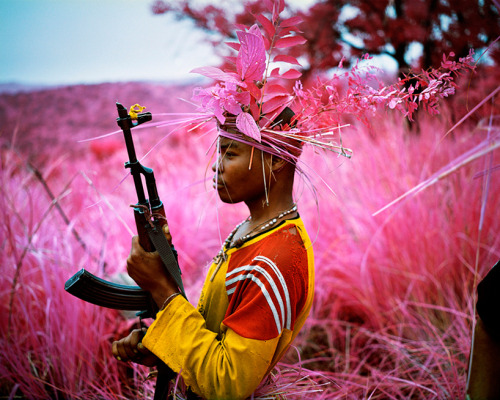 asylum-art:  Richard Mosse: The enclave  the enclave at venice art biennale 2013 In his current show at Jack Shainman, Richard Mosse reprises his heart-rending multimedia installation from the Irish Pavilion at the Venice Biennale last year. The piece,