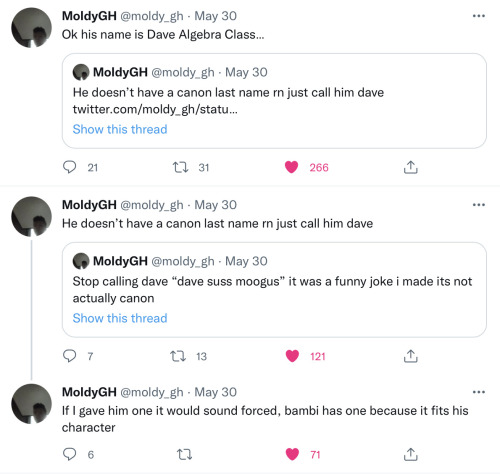 I Forgot To Post This, But Here Is Some Severely Crucial Info For All The Dave And Bambi + Daves Fun