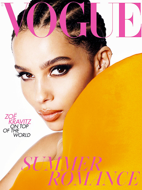 inquisitiveg:Zoë Kravitz | Vogue UK (July 2019)