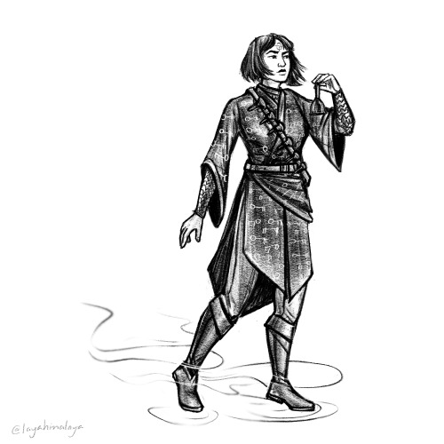 layaart:A quick sketch commission of Sabriel!