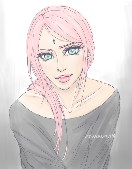 strawberrycreampiefluff:  using sakura as my guinea pig again 