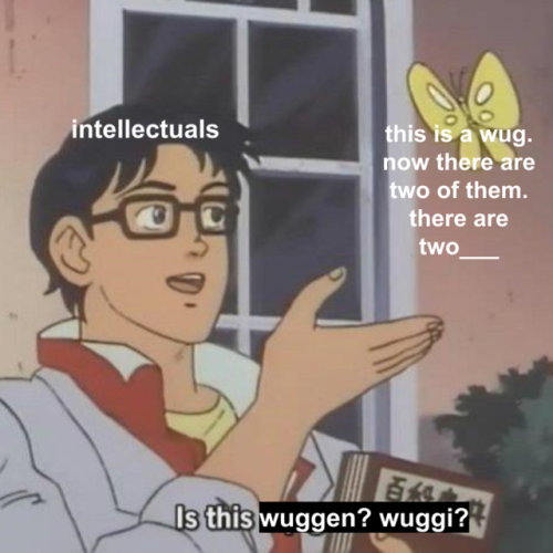 allthingslinguistic:Linguistics takes on the “Is this a pigeon” meme. 