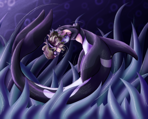 A Piece I Did For My New Orca-Mer, Seeker Deep. I Haven't Had Her For Long, But I Love Her XD