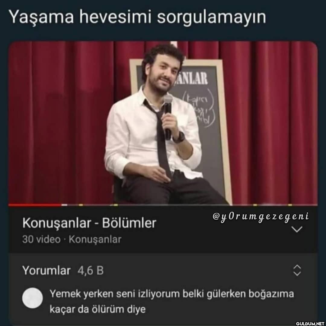 Yaşama hevesimi...