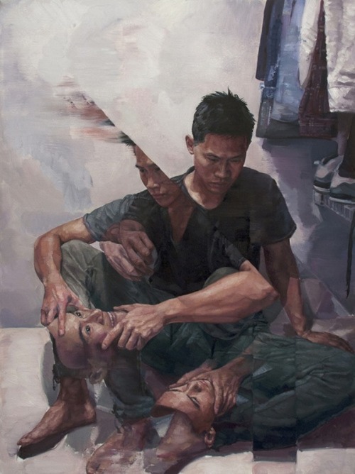 Painting by Adam Lupton.(via Paintings by Adam Lupton | Zeutch)