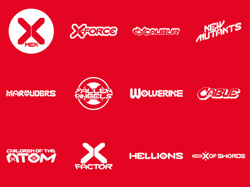 12 Months, 12 logos. A year&rsquo;s worth of working with Marvel on the rebrand and relaunch of thei