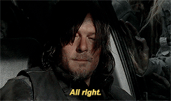 thewalkinggifs:  -i’ll go. i’ll lead ‘em out, you make a break for the fence. -no, no, no, this was my fault. -it wasn’t a question, and this ain’t your decision. it ain’t nobody’s fault.