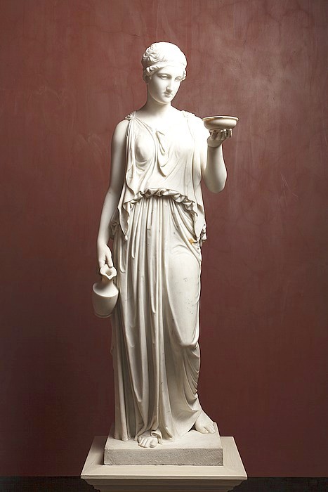 hismarmorealcalm:  Bertel Thorvaldsen (1770 – 1844)  Statue of Hebe 1816  marble 