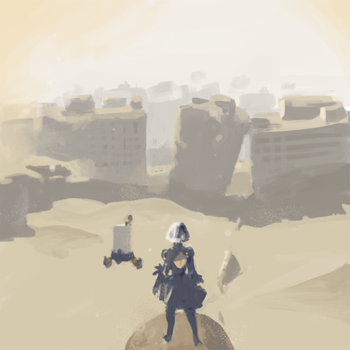 kwerpp - Lets Paint Nier - Automata #3After travelling through the...