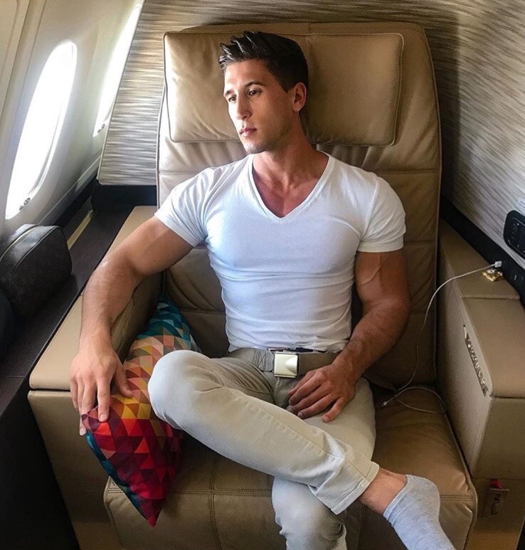 billionairesociety:  Good boy. When you are the private “fitness coach” to a middle eastern oil tycoon and spend the majority of your days in Dubai, you are often sent for when his business trips last longer than a few days. Of course, you have to