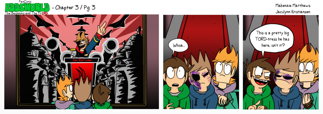 eddsworld-tbatf:  Wonder if Tord also has this portrait in his bathroom?(He does.)——————This