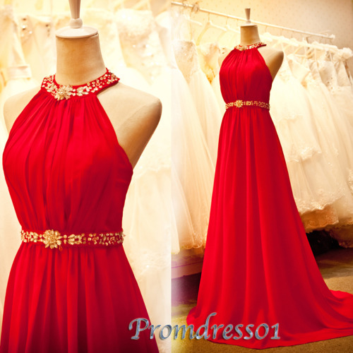 Sexy red dress evening gown