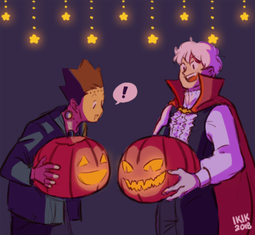 ikarikari: it’s spooky month now!! &gt;:)