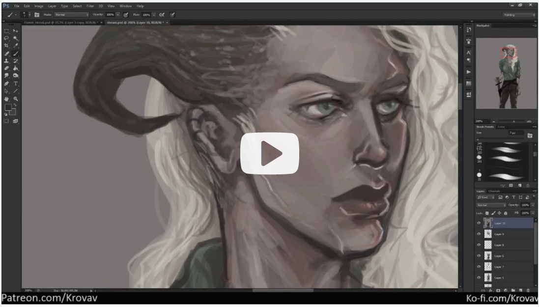 If you missed my stream last night I uploaded it in full to all tiers (and the finished