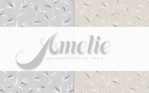 Amelie WallpaperA lovely, textured wallpaper for your Sims :)Download (Patreon early access, free af
