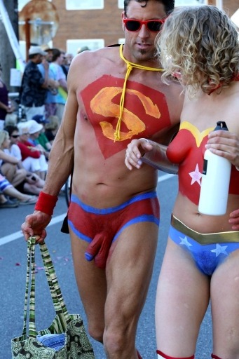 Superman and Wonder Woman.