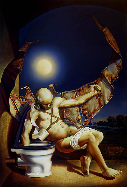 Siegfried Zademack. - Icarus in old age