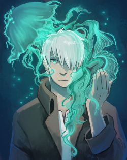 nebluus:  sometimes you wake up and think, “I need Ginko with a jellyfish”