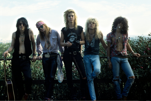 duffvodkagan - Guns N’ Roses in Hollywood, by Jack Lue, 1986....