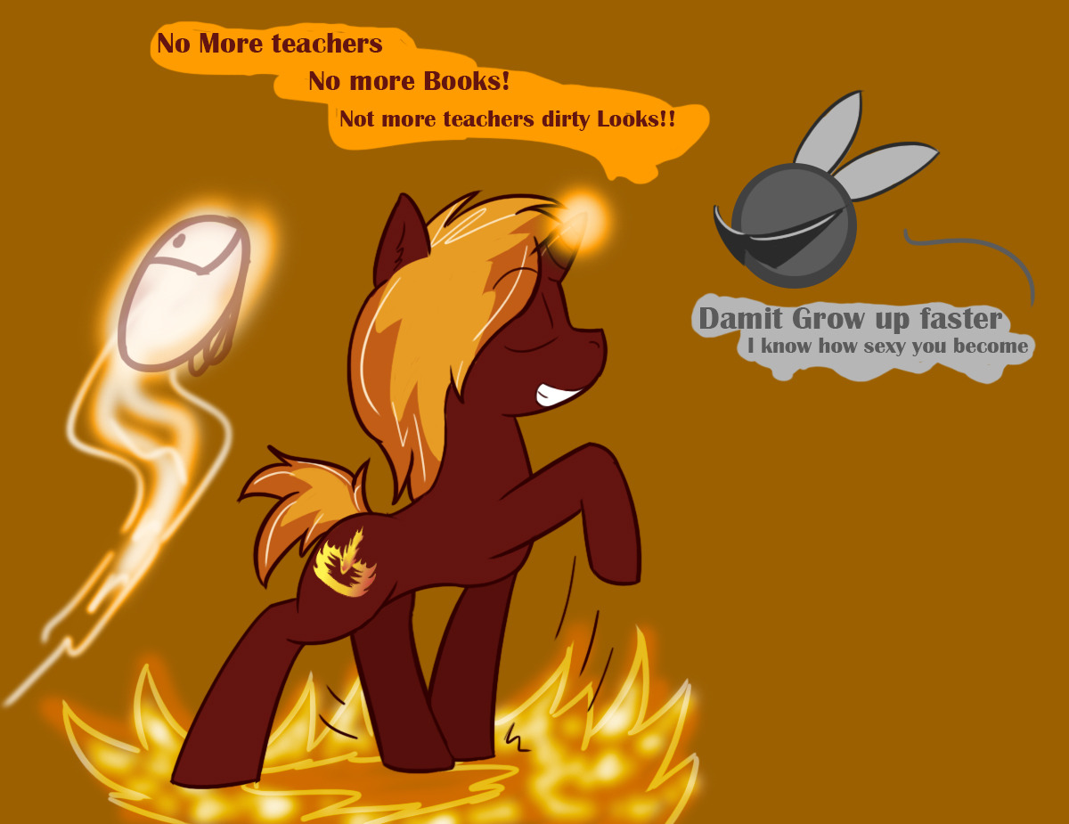 taboopony:  Well schools out my pony people and me and scuttlebug couldn’t be happyier