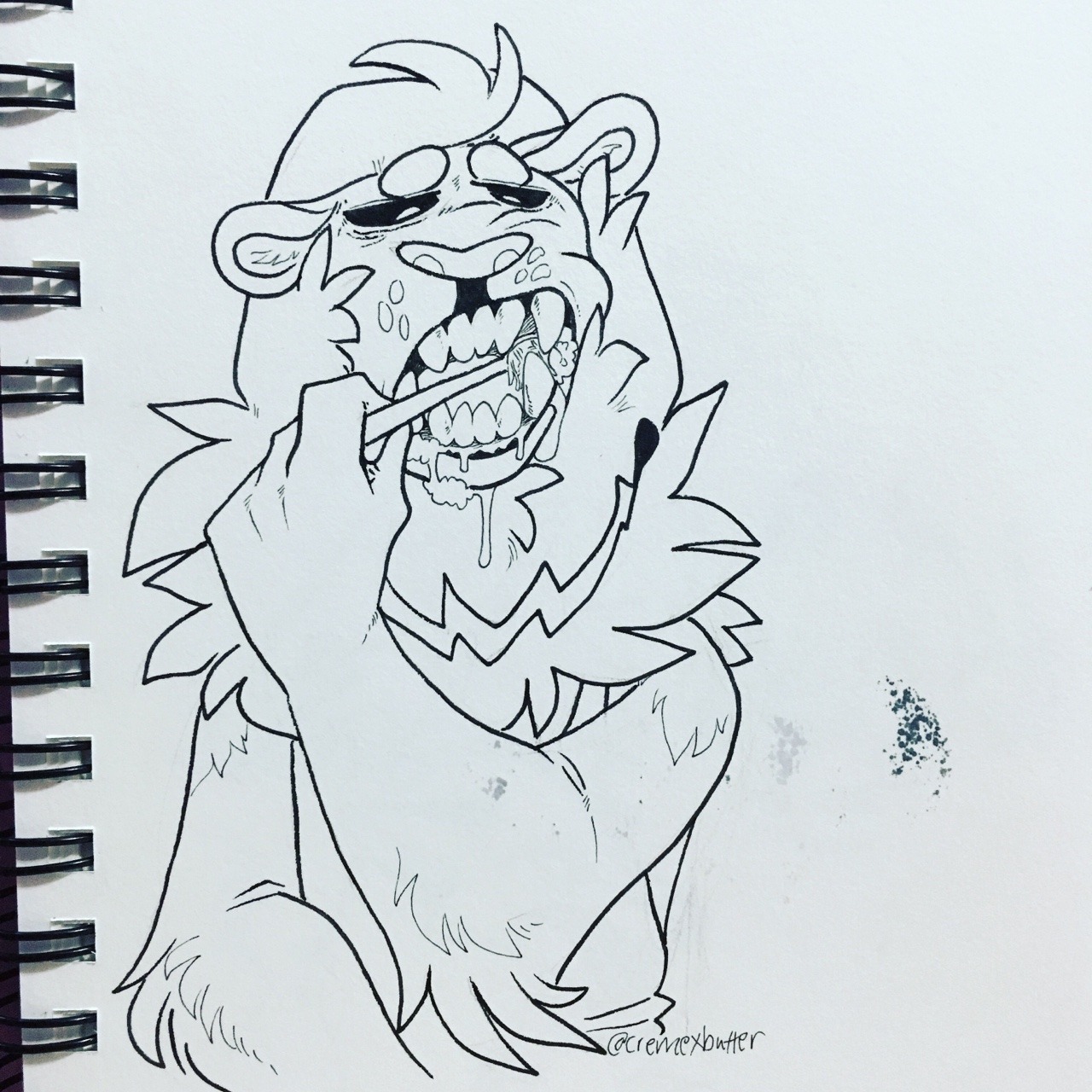 cremsie:Some ink doodles