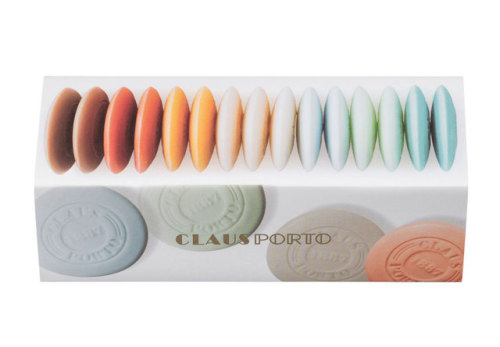 Claus Porto rainbow soap packaging -