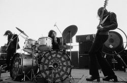 soundsof71:  Pink Floyd, Sunday August15 1971, at Randwick Racecourse in Sydney. Photo by Phillip Morris.