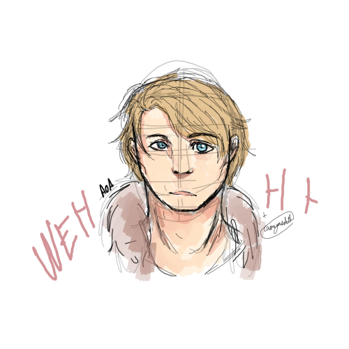 Ahh. I know I’m not really into Hetalia all that much, but I drew Alfred!