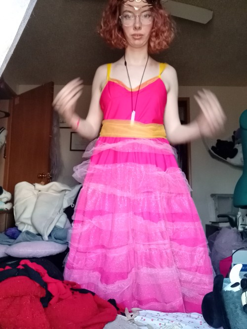 I Made A Dress, Im Not The Best Seamstress But I Like It, I'll Make Some Princess Uraraka Stuff Eventually