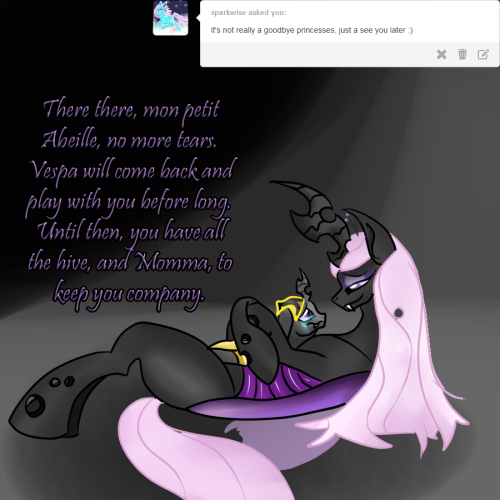 papillonshive:  Momma will always be with you.  Aww ;w; <333