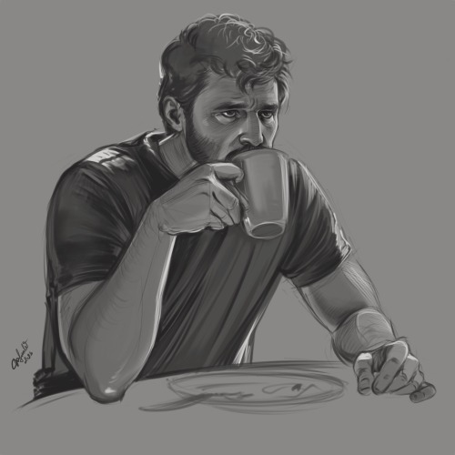 Quick Morning Coffee Joel Sketch