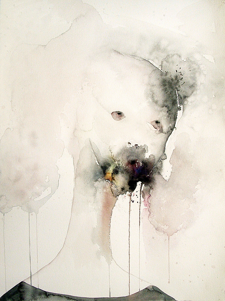 bloodstainedvibrator:  selections from the watercolor series I don’t want your