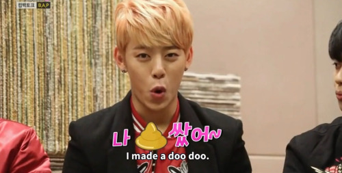 damnjongup:  when they asked daehyun to do aegyo…… 