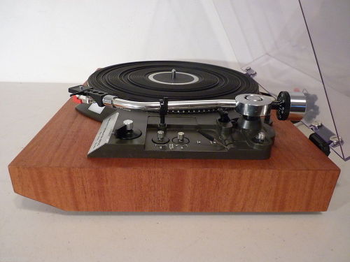 Technics SL-23 - Restored One Of A Kind Auto Return Turntable.   A true classic one of a kind turntable by Technics, model SL-23. The turntable has been restored to better than original condition. The base had the gray vinyl covering removed and real