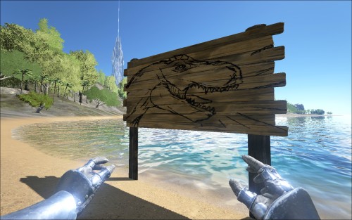 methados:  So ARK added the ability to draw on signs in game, so of course I had to jump on that shit.  Mostly doing test drawings. 2 are actually based on some cute Shark drawings I seen before. The 3rd is just a T-Rex  (Couldn’t do lewd stuff because