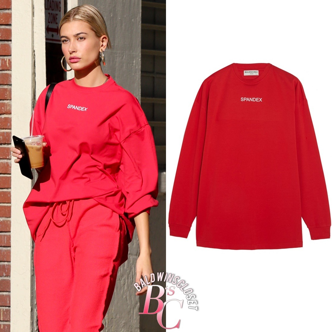 balenciaga spandex sweatshirt