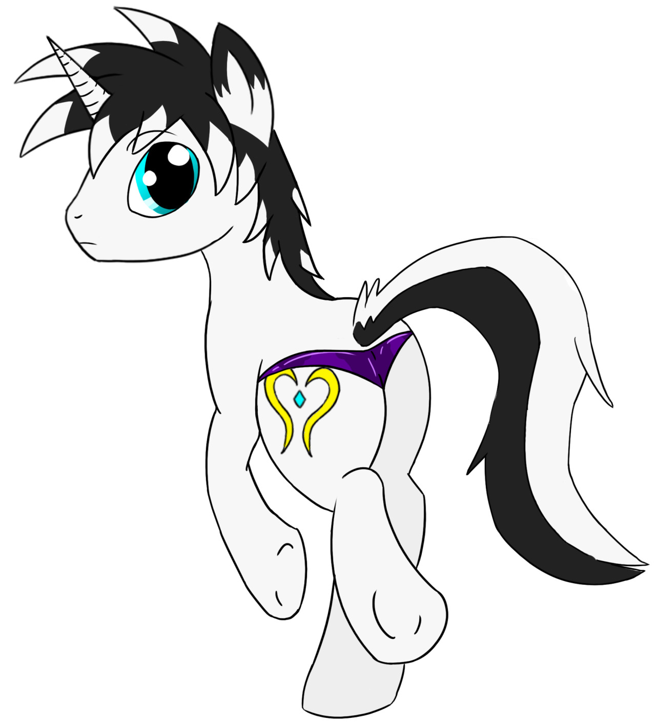 taboopony:  What? what are you looking at? (O shy your so oblivious, how do you miss
