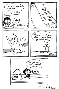 tastefullyoffensive:  by Sarah Andersen 