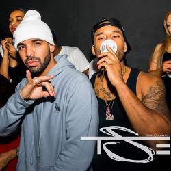 Wordonrd:  Drake And P. Reign Last Night At Lost And Found In Toronto. 