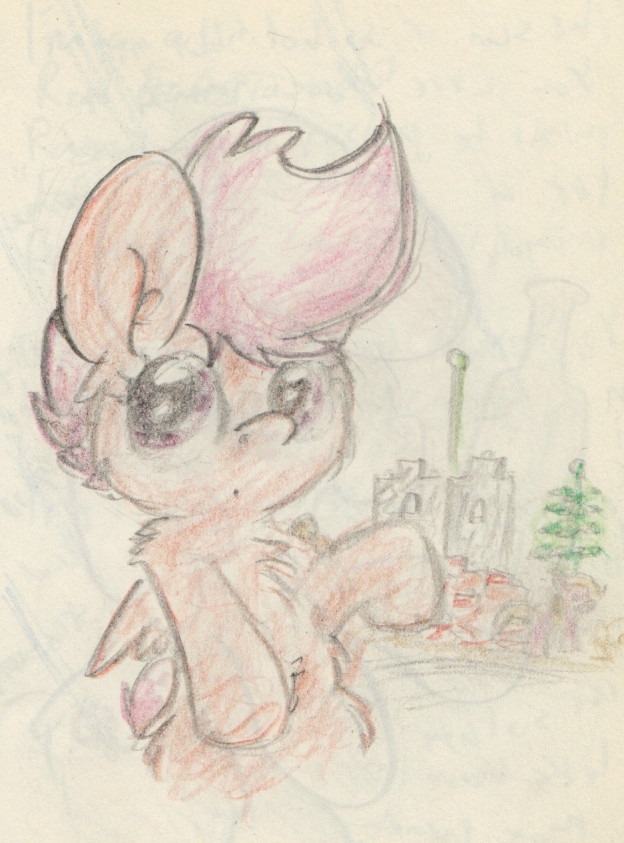 slightlyshade:  Have a duo of Scoot sketches! (Yeah, she’s playing with lego there!)