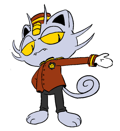 uglyfun:  Alolan Meowth would make a great Tower of Terror bellhop, don’t you think? 